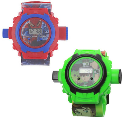 Fashion Gateway ( Spiderman and Ben 10 ) (fk47) Red::Green Watch - For Boys & Girls
Fashion Gateway ( Spiderman and Ben 10 ) (fk47) Red::Green Watch - For Boys & Girls