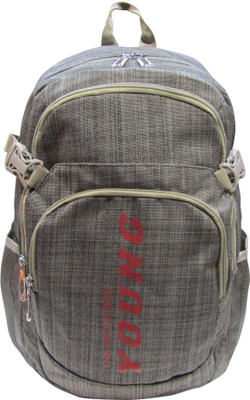 Young Light Weight Backpack Backpack(Grey, 30 L)