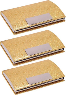 Sadarbazaarsales.Com |Premium Quality| Handcrafted |Combo of 3| Golden_Visiting Executive, Business Name Card, ATM Card, DL Holder Cum Mini Wallet 10 Card Holder(Set of 3, Multicolor)
Sadarbazaarsales.Com |Premium Quality| Handcrafted |Combo of 3| Golden_Visiting Executive, Business Name Card, ATM Card, DL Holder Cum Mini Wallet 10 Card Holder(Set of 3, Multicolor)
