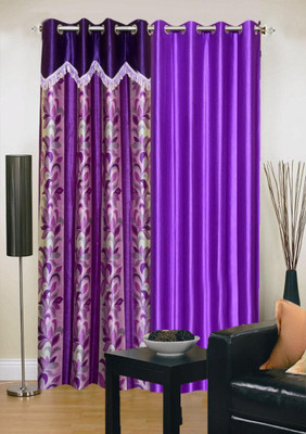 Ville Style 275 cm (9 ft) Polyester Long Door Curtain (Pack Of 2)(Abstract, Purple)
Ville Style 275 cm (9 ft) Polyester Long Door Curtain (Pack Of 2)(Abstract, Purple)