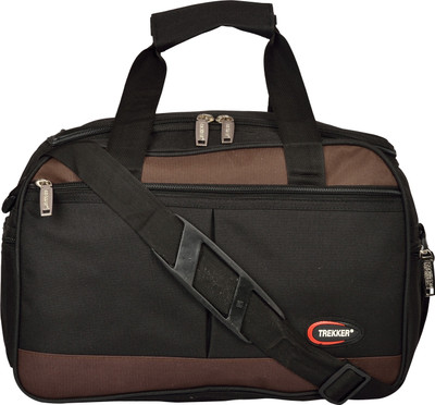 Trekker DF502BLKBR(L) Travel Duffel Bag(Black)