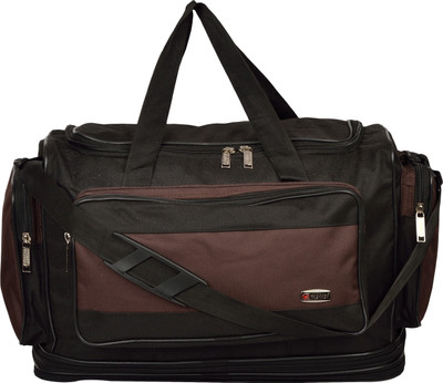 Trekker (Expandable) DFHB2BKBR20 Travel Duffel Bag(Black)