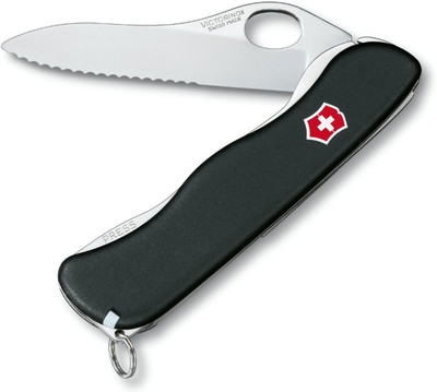 Victorinox Lockblade Knife SENTINEL Black One Hand Way Edge Swiss Army Knife(Black)
Victorinox Lockblade Knife SENTINEL Black One Hand Way Edge Swiss Army Knife(Black)