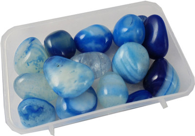 estore 200 gm 100% Natural Blue Onyx Tumble Stone Crystal Healing Gemstone for protection,development and stability. Decorative Showpiece - 2 cm(Stoneware, Blue)
estore 200 gm 100% Natural Blue Onyx Tumble Stone Crystal Healing Gemstone for protection,development and stability. Decorative Showpiece - 2 cm(Stoneware, Blue)