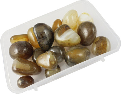 estore 200 gm 100% Natural Brown Onyx Tumble Stone Crystal Healing Gemstone for strength,power,protection and confidence. Decorative Showpiece - 2 cm(Stoneware, Brown)
estore 200 gm 100% Natural Brown Onyx Tumble Stone Crystal Healing Gemstone for strength,power,protection and confidence. Decorative Showpiece - 2 cm(Stoneware, Brown)