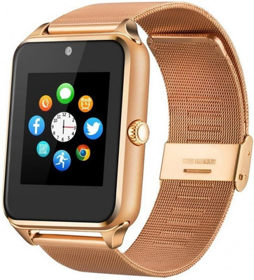 ESTAR Presenting Bluetooth Smartwatch with Sim- Card Support Compatible with karboon Machone Titanium S310, Gold Smartwatch(Gold Strap Free Size)
ESTAR Presenting Bluetooth Smartwatch with Sim- Card Support Compatible with karboon Machone Titanium S310, Gold Smartwatch(Gold Strap Free Size)