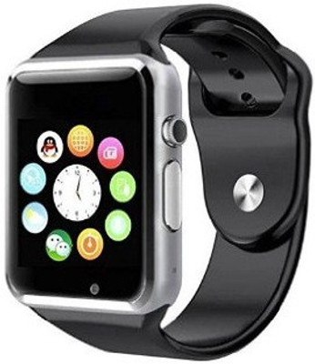 ESTAR Presenting Bluetooth Smartwatch with Sim- Card Support Compatible with karboon Titanium Dazzle3 S204, Silver Smartwatch(Silver Strap Free Size)