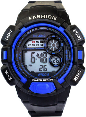 VITREND Fashion-Date-day-alaram-stranded Display Digital Watch Blue Watch - For Men & Women