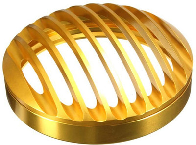 Ride Crafters Goldengrill Bike Headlight Grill(Gold)