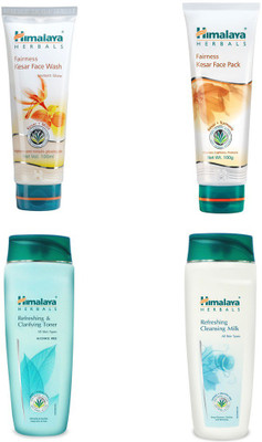 Himalaya fairness kesar face wash, fairness kesae face pack, refreshing toner, refreshing cleasing milk(Set of 4)
Himalaya fairness kesar face wash, fairness kesae face pack, refreshing toner, refreshing cleasing milk(Set of 4)