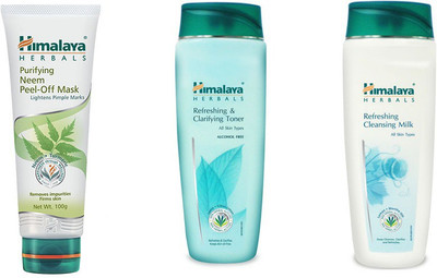 Himalaya Purifying Neem Peel Off Mask, Refreshing & Clarifying Toner, Refreshing Cleansing Milk(Set of 3)
Himalaya Purifying Neem Peel Off Mask, Refreshing & Clarifying Toner, Refreshing Cleansing Milk(Set of 3)