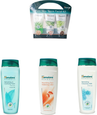 Himalaya Pure Skin Neem Facial Kit, Refreshing & Clarifying Toner, Nourishing Face Moisturizing Lation, Refreshing Cleansing Milk(Set of 4)
Himalaya Pure Skin Neem Facial Kit, Refreshing & Clarifying Toner, Nourishing Face Moisturizing Lation, Refreshing Cleansing Milk(Set of 4)