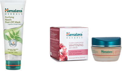 Himalaya Purifying Neem Peel Off Mask, Clear Complexion Whitening Day Cream(Set of 2)
Himalaya Purifying Neem Peel Off Mask, Clear Complexion Whitening Day Cream(Set of 2)