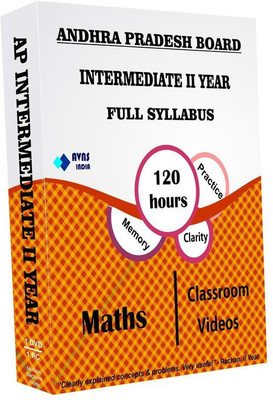 AVNS INDIA Andhra Pradesh Intermediate II Year - Maths Full Syllabus Teaching Video (DVD)(DVD)
AVNS INDIA Andhra Pradesh Intermediate II Year - Maths Full Syllabus Teaching Video (DVD)(DVD)