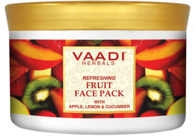 Vaadi Herbals Refreshing Fruit Face Pack with Apple, Lemon & Cucumber(600 g)
