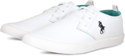 Ridhaniyaa Sneakers For Men(White, White::green