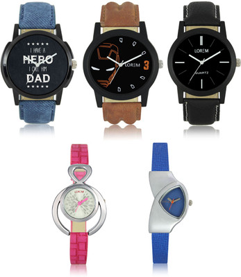 LOREM W06-4-5-7-205-208 New Stylish Best Designer Combo Hand Watch - For Men & Women
LOREM W06-4-5-7-205-208 New Stylish Best Designer Combo Hand Watch - For Men & Women