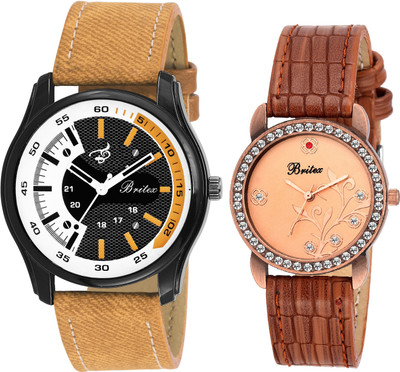 Britex BT4081~6167 He & She Watch - For Couple