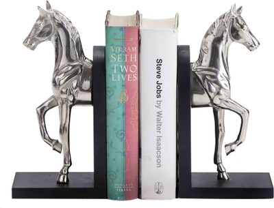 Sammsara Sammsara Decorative Buzzy Galloping Horse Bookend Set of 2 | Unique Heavy Metal Bookends for Office décor,Kitchen,Living Room,Home Aluminium Book End(Silver, Pack of 2)
Sammsara Sammsara Decorative Buzzy Galloping Horse Bookend Set of 2 | Unique Heavy Metal Bookends for Office décor,Kitchen,Living Room,Home Aluminium Book End(Silver, Pack of 2)