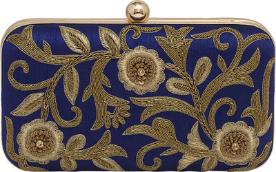 sunbeams Casual Blue Clutch