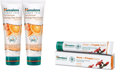 Himalaya Tan Removal Orange Face Scrub, Acne n Pimple Cream, Tan Removal Orange Face Scrub(Set of 3)
Himalaya Tan Removal Orange Face Scrub, Acne n Pimple Cream, Tan Removal Orange Face Scrub(Set of 3)