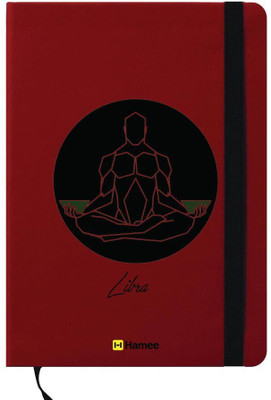 Hamee A6 Note Book(A6 Notebook Instant Notes Zodiac Sign Libra, Red)