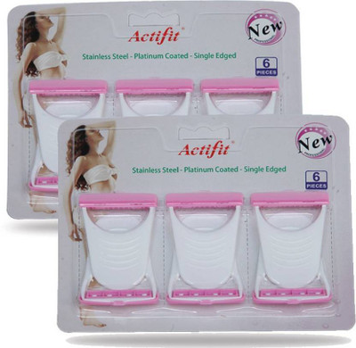 Actifit pack of 12 Disposable Razor(Pack of 2)