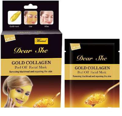 Maxed 6gm Gold Collagen Deep Cleaning & Removing Acne Nose Mask(6 g)