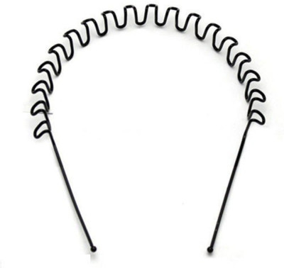 Jamboree Hair Band Girl Women Men Boy ZigZag Wavy Hair Band Daily Use Black Metal Curler Unisex Wavy Black Hair Band_Combos Hair Band(Black)
Jamboree Hair Band Girl Women Men Boy ZigZag Wavy Hair Band Daily Use Black Metal Curler Unisex Wavy Black Hair Band_Combos Hair Band(Black)