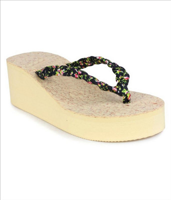 Shoe Cloud Women Black Wedges