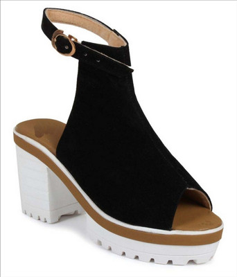 Shoe Cloud Women Black Heels