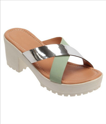 Shoe Cloud Women Multicolor Heels