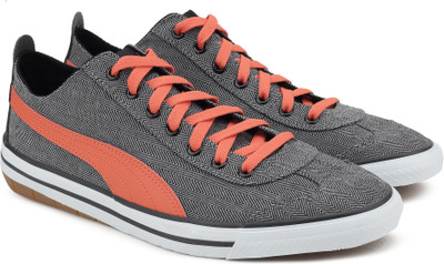 Puma 917 Herringbone Sneakers For Men(Grey, Orange, Asphalt-cherry tomato-puma black
Puma 917 Herringbone Sneakers For Men(Grey, Orange, Asphalt-cherry tomato-puma black