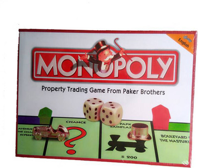 PRESENTSALE monopoly board game for family fun and game Board Game