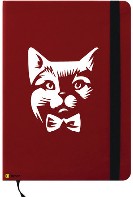 Hamee A6 Note Book(A6 Notebook Instant Notes Cat Boss, Red)
