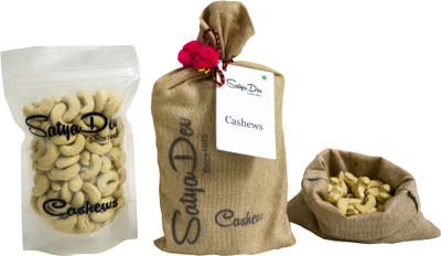 SatyaDev Nutritious Cashews(400 g, Pouch)