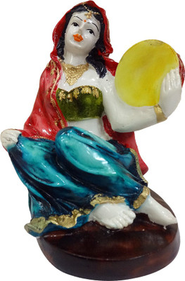 FABZONE Rajisthani Lady Cultural woman playing musical instriument Decorative Statue Sculputer Handicraft Idol Diwali Decorative Spiritual Vastu Showpiece Figurine - Gift Item & / Home / Office/Tabel Décor Statue Decorative Showpiece - 18 cm(Polyresin, Mu
FABZONE Rajisthani Lady Cultural woman playing musical instriument Decorative Statue Sculputer Handicraft Idol Diwali Decorative Spiritual Vastu Showpiece Figurine - Gift Item & / Home / Office/Tabel Décor Statue Decorative Showpiece - 18 cm(Polyresin, Mu