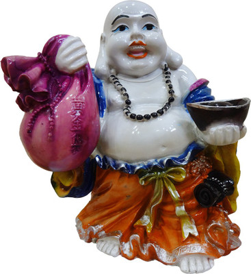 FABZONE Lord Laughing Buddha Statue God Good Luck Charm Sculputer Handicraft Idol Diwali Decorative Spiritual Puja Vastu Showpiece Figurine - Religious Pooja Gift Item & Murti for Mandir / Temple / Home / Office Decorative Showpiece - 28 cm(Polyresin, Mul
FABZONE Lord Laughing Buddha Statue God Good Luck Charm Sculputer Handicraft Idol Diwali Decorative Spiritual Puja Vastu Showpiece Figurine - Religious Pooja Gift Item & Murti for Mandir / Temple / Home / Office Decorative Showpiece - 28 cm(Polyresin, Mul