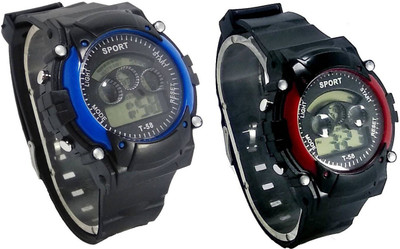 Fashion Gateway Red::Blue 7 Light Digital Sports Watch for Boys and Girls RedBlue Watch - For Boys & Girls
Fashion Gateway Red::Blue 7 Light Digital Sports Watch for Boys and Girls RedBlue Watch - For Boys & Girls