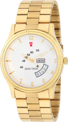 Swiss Trend ST2275 Elegant Day & Date Watch - For Men
