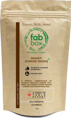 FabBox Cheese and Onion Flavoured Peanuts(75 g)