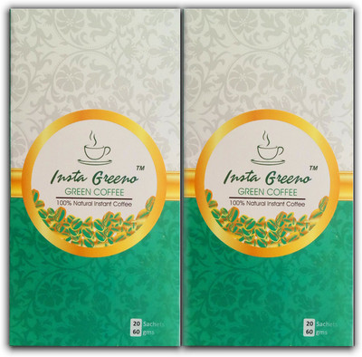 Insta Greeno Instant Green Coffee Instant Coffee(2 x 30 g, Green Coffee Flavoured)
Insta Greeno Instant Green Coffee Instant Coffee(2 x 30 g, Green Coffee Flavoured)