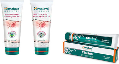 Himalaya Clear Complexion Whitening Face Wash, Clarina Anti Acne Cream, Clear Complexion Whitening Face Wash(Set of 2)
Himalaya Clear Complexion Whitening Face Wash, Clarina Anti Acne Cream, Clear Complexion Whitening Face Wash(Set of 2)