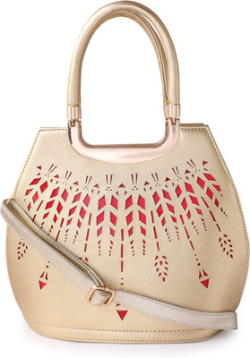 Women Marks Hand-held Bag(Gold)