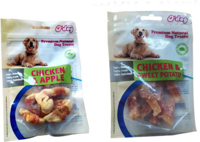 Pets Empire Combo Offer O'Dog Chicken & Sweet Potato Dog Treat (100gms) + O'Dog Chicken & Apple Dog Treat (100gms) Chicken Dog Chew(200 g, Pack of 2)
Pets Empire Combo Offer O'Dog Chicken & Sweet Potato Dog Treat (100gms) + O'Dog Chicken & Apple Dog Treat (100gms) Chicken Dog Chew(200 g, Pack of 2)