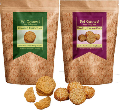 Pet Connect Hand-Baked Gluten Free Dog Biscuits-Coconut+Honey-Oats (Pack Of Two) Coconut, Honey, Oats Dog Treat(500 g, Pack of 2)
Pet Connect Hand-Baked Gluten Free Dog Biscuits-Coconut+Honey-Oats (Pack Of Two) Coconut, Honey, Oats Dog Treat(500 g, Pack of 2)