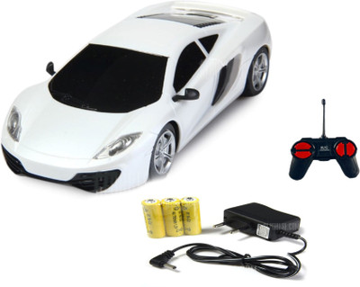 Miss & Chief Mini Racing 4 Channel Radio control RC Car(White)