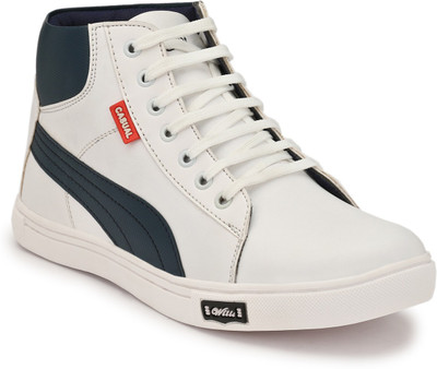 OLADIN Premium Canvas all purpose Boots For Women(White, Tan