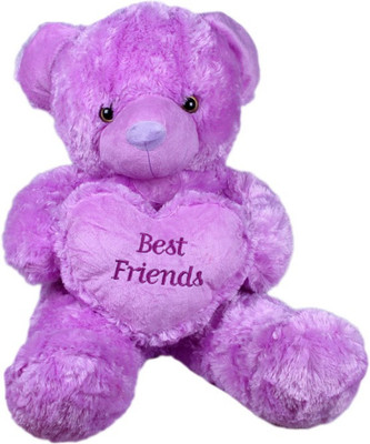 Aparnas Cute looking violet teddybear stuffed soft plush toy for kids love girl3foot - 90 cm(Purple)