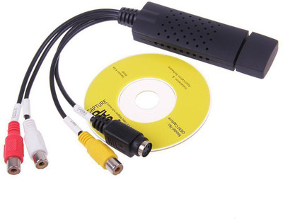 Oxyura TV-out Cable Easycap/Easiercap USB 2.0 Video And Audio Capturing Device Directly Capture From Tv/Digicam/Media Device In Laptop/Pc(Black, For TV, 0.02 m)
Oxyura TV-out Cable Easycap/Easiercap USB 2.0 Video And Audio Capturing Device Directly Capture From Tv/Digicam/Media Device In Laptop/Pc(Black, For TV, 0.02 m)